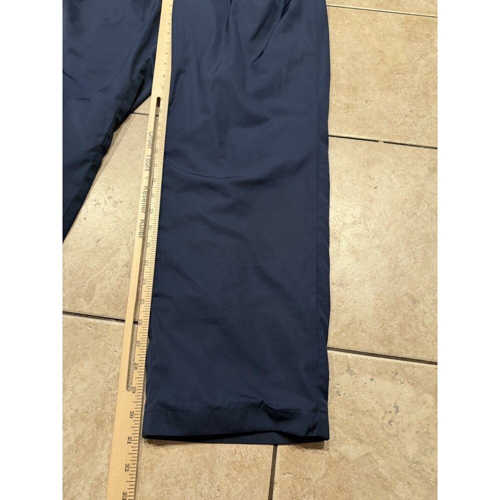 Kith Pants Mens Medium Nocturnal Blue Transitional Tech Pleated Kyson Lined NEW - Picture 9 of 10